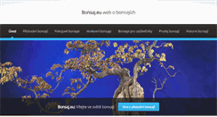 Desktop Screenshot of bonsaj.eu